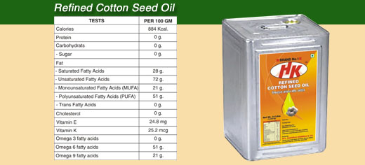 refined cottonseed oil